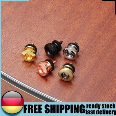2Pcs Metal Guitar Strap Lock Guitar Strap Button Musical Instruments Accessories