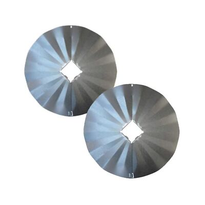 Erva Post Mounted Squirrel Baffles, Galvanized, 23.25'' Dia. Each, Pack of 2