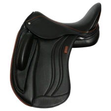 Leather Dressage Monoflap Saddle Brand New Adjustable Gullets, Size 17" to 18"