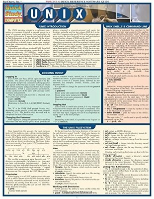 UNIX (QUICKSTUDY: COMPUTER) By Inc. Barcharts **BRAND NEW**