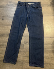 Rustler Men s Regular Fit Bootcut Dark Wash Blue Denim Jeans Regular 5-Pocket