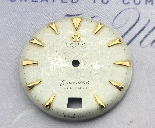 Vintage  Omega Seamaster calendar 353,355 Dial  for parts.