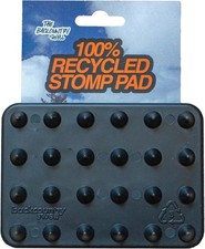 Snowboard Stomp Pad, 100 Recycled Plastic - Spike Grip - Black