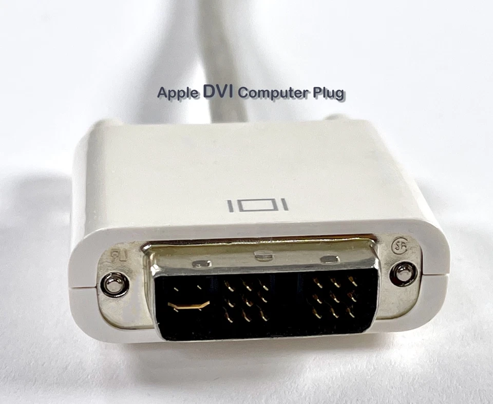 Apple OEM VGA to DVI Video Adapter Cable (Older Generation) - Image 3 of 4
