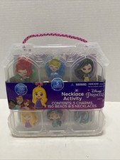 Disney Princess Jewelry Making Activity Kit - 5 Charms And Assorted Beads