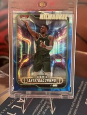 2024-25 Topps Chrome - Giannis Antetokounmpo #41 Blue Lava Refractor /75