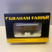 GRAHAM FARISH 377-277A N GAUGE - 27 Ton STEEL TIPPLER WAGON, WEATHERED.