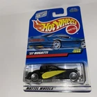 Vintage 1998 Mattel Hot Wheels ‘37 Bugatti #1098 Diecast Car