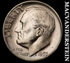 1955-D Roosevelt Dime- Silver- Choice Gem Brilliant Uncirculated Luster #J440