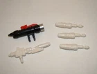 G1 TRANSFORMERS (1984) SIDESWIPE ~ WEAPONS ~ WHITE GUN MISSILES HASBRO PARTS LOT