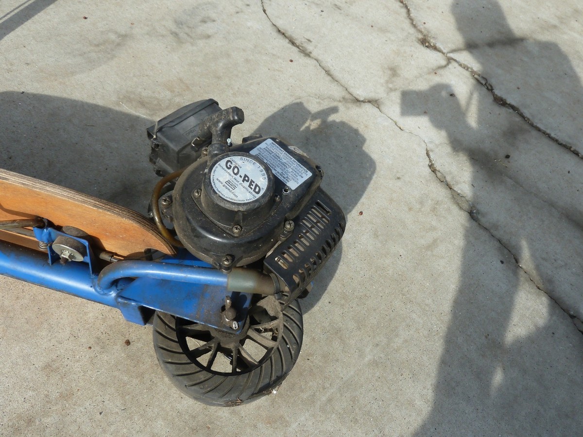 Goped California Sport Gas Scooter Original Blue Vintage | eBay