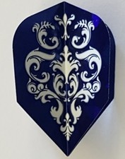Harrows Blue Ornate Holographic Standard Dart Flights