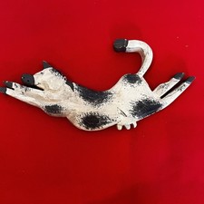 Carved Wood Cow Jumped Over The Moon Wall Decor VINTAGE 8 x 4