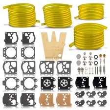 Carburetor Diaphragm Fuel Line Kit for Walbro WA-166 WA-167 WA-168 WA-169 WA-17