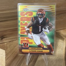 2025 Topps Chrome Power Players #PP-21 JA'MARR CHASE Cincinnati Bengals
