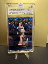 DiJonai Carrington-2024 Panini WMBA Select Light Blue Disco Prizm #062/125 Suns