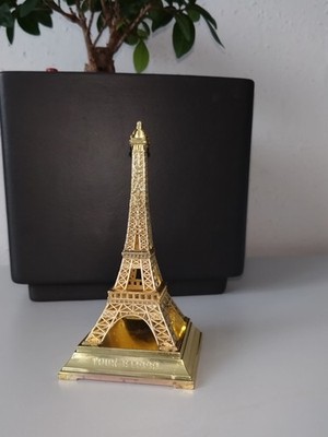 Eiffelturm Paris - Miniatur - Metall - vergoldet - SOUVENIR - 12,5cm * 6,5cm