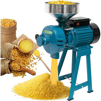 3000W Electric Grain Mill for Wet & Dry Grinding, Heavy Duty Commercial Use