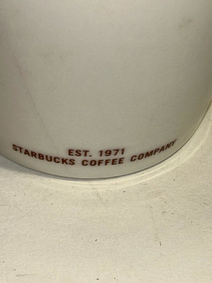 TAZA DE CAFÉ STARBUCKS VENTI 20 ONZAS TAZA TÉ CERÁMICA BLANCA Foto 4 de 4
