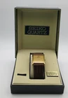 STUNNING  Seiko Quartz Vintage Tank Watch 5Y30 - 5069  Original Box