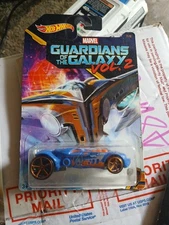 Marvel Hot Wheels Guardians of The Galaxy Vol. 2 (2016) Rocketfire Toy Car 7/8