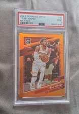 Donruss Optic Orange Refractor Trae Young /199
