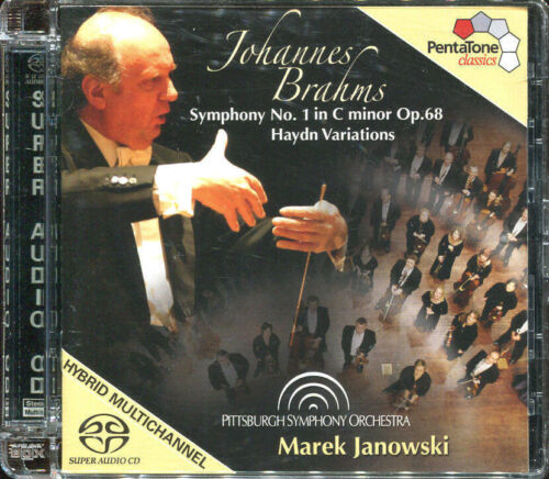 SACD  Johannes Brahms Symphony No. 1 in C minor Op.68 Haydn Variations Pentatone - Bild 1 von 3