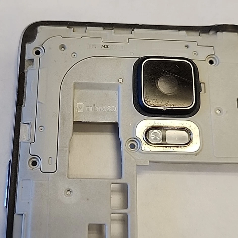 Samsung Galaxy Note 4 N910A N910T N910F Marco Medio Carcasa Bisel Cámara Cubierta Foto 3 de 4