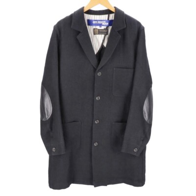 JUNYA WATANABE MAN COMME des GARÇONS Panel Long Wool Coat WF-C401