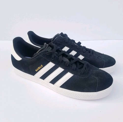 Adidas Gazelle Black Suede White 