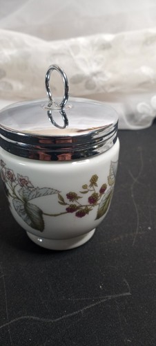 VINTAGE ROYAL WORCESTER LAVINIA BROMBEERMUSTER EGG CODDLER - Bild 18 von 24