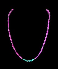 Native American Sugilite & Kingman Turquoise Necklace
