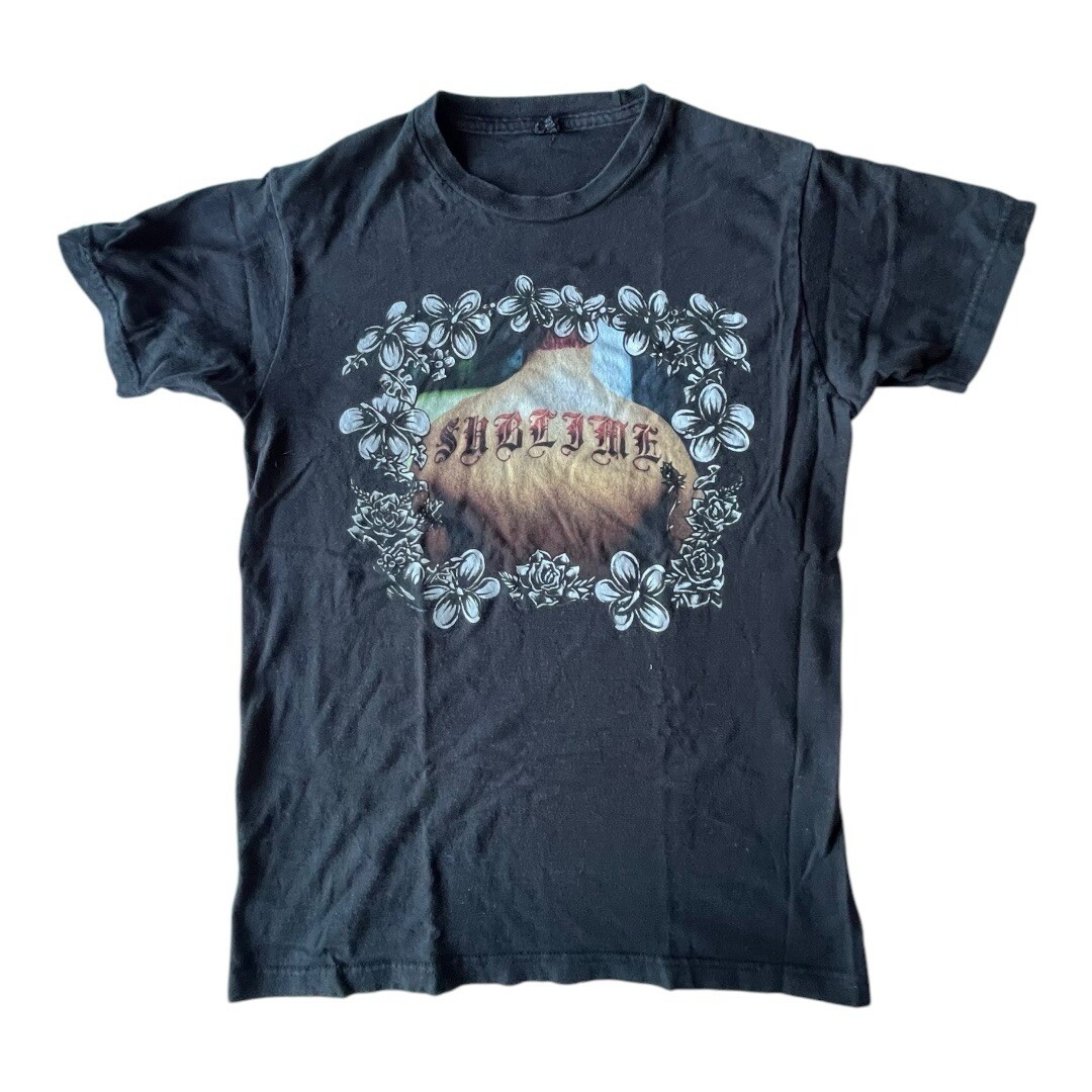 Vintage 1990's Sublime T Shirt Self Titled Debut Tattoo Graphic Band Tee 90s