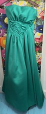 Victor Costa Vintage Green Satin Formal Gown sz small from Auers Dept store