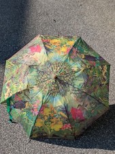 Vintage 90s 1994 WWF Delicate Balance Retractable Umbrella World Wildlife Fund