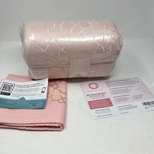 Firm Bolster Yoga Pillow For Restorative Yoga W/Carrying Bag 26in x 10in x 6in