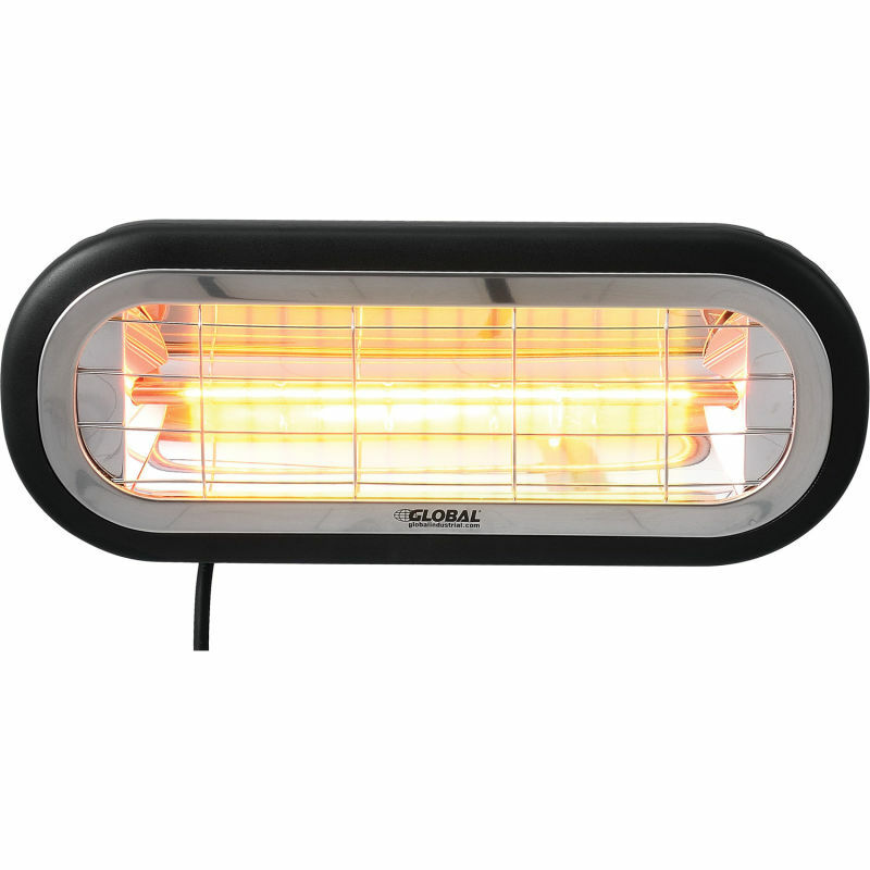 NEW! Industrial Infrared Patio Heater, Wall Or Ceiling Mount, Low Glare,  1500W!! | eBay