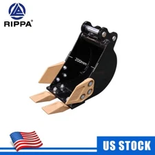 RIPPA 8'' Trenching Bucket for 1-1.5 Ton Mini Excavator, Compact Digger USA