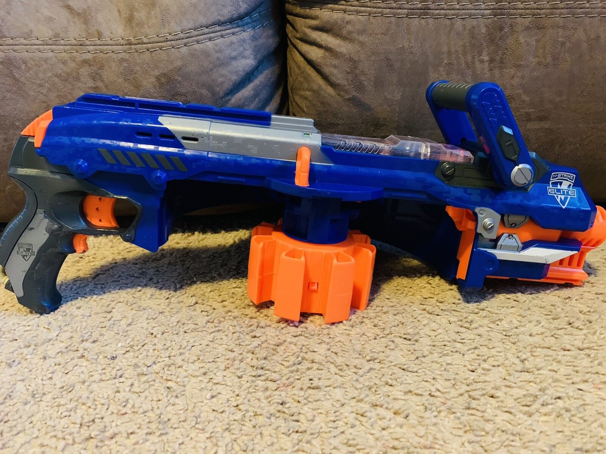 NERF N-Strike Elite Hail Fire Dart Gun Blaster. Used | eBay