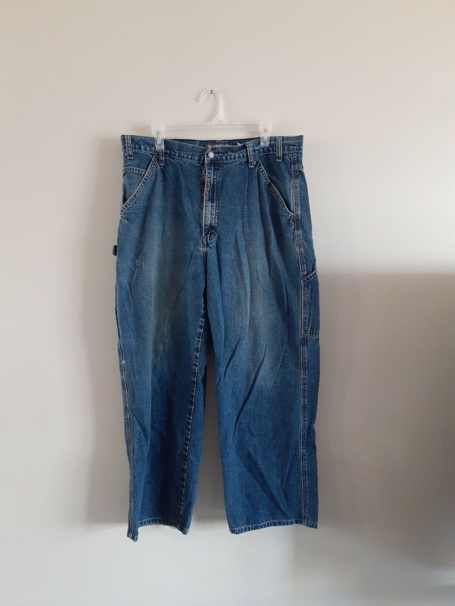 90’s LEVIS Sz 36/32 Silvertab Balggy Skater Made In Hong Kong Jeans