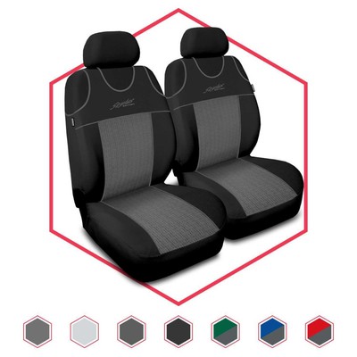 Autositzbezüge Universal Schonbezüge Sitzauflage PKW 1+1 Vorne für Fiat Panda