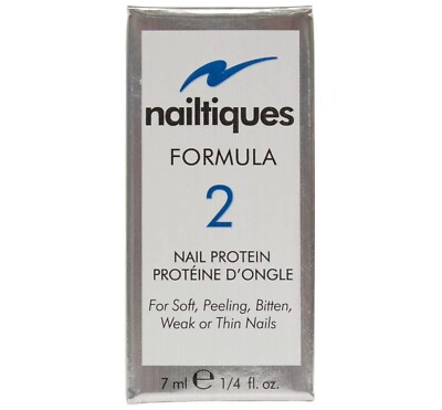 Nailtiques Formula 2 Nail Protein for Soft Peeling Bitten, Weak or thin 1/4 oz
