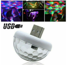 Mini Strobo Luce Led RGB Stroboscopica con USB da Auto Casa Disco Discoteca DJ