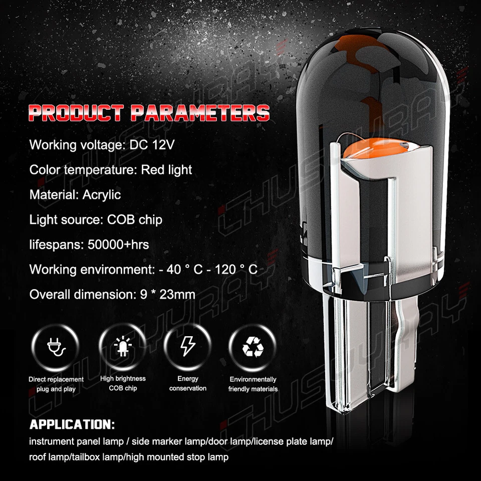 Kit LED rojo velocímetro medidor racimo bombillas para Ford Excursion 2003-2005 Foto 2 de 4