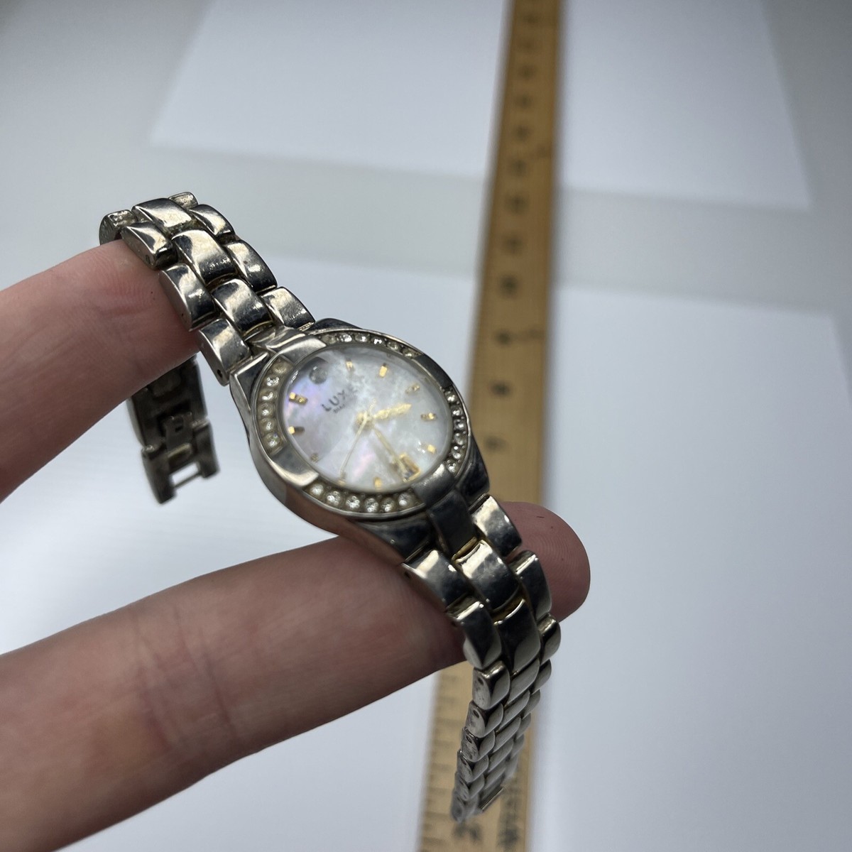 F LUXE Diamond Ladies ZRT5014 135 Japan Stainless WR100FT Mother 
