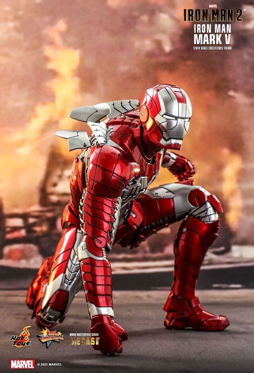 HOT TOYS MMS400D18 MARVEL IRON MAN 2 MARK V MK5 MOVIE 1/6 HOT TOYS MMS400D18 MARVEL IRON MAN 2 MARK V MK5 MOVIE 1/6