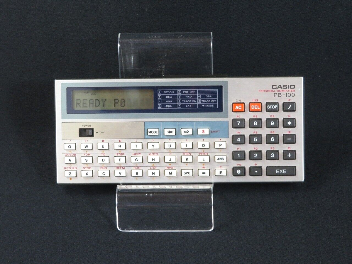 VINTAGE CASIO PB-100 mini Personal Pocket Computer Basic VINTAGE CASIO PB-100 mini Personal Pocket Computer Basic