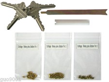 Schlage Rekey Kits 4 keys 8 Locks Rekeying 5 Pins landlord DIY Tools SC1 Key 