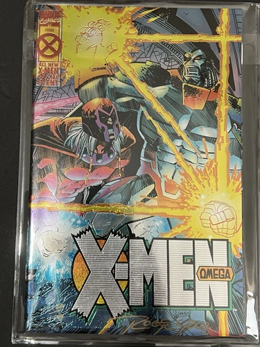 X-Men Omega 1 Chromium Cover Age of Apocalypse SIGNED BY ROGER CRUZ