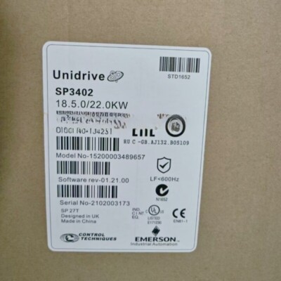 1PC New Emerson Nidec Control Techniques Unidrive SP3402 Inverter Fast Ship